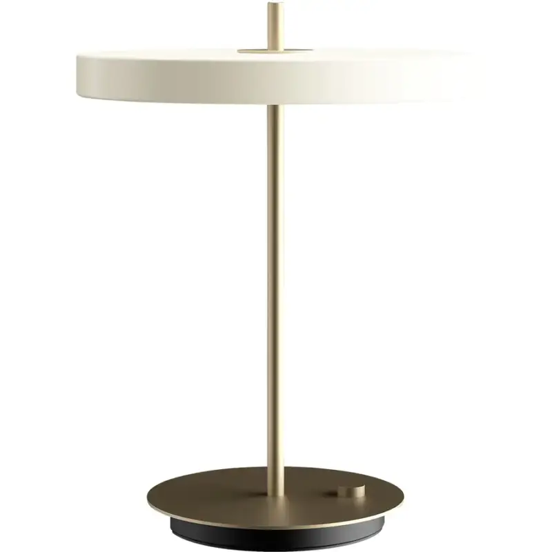 Expédition Rapide Lumimart | Lampe de table Asteria Blanc/Or/Noir Aluminium/Plastique/Acier 31 cm 41.5 cm