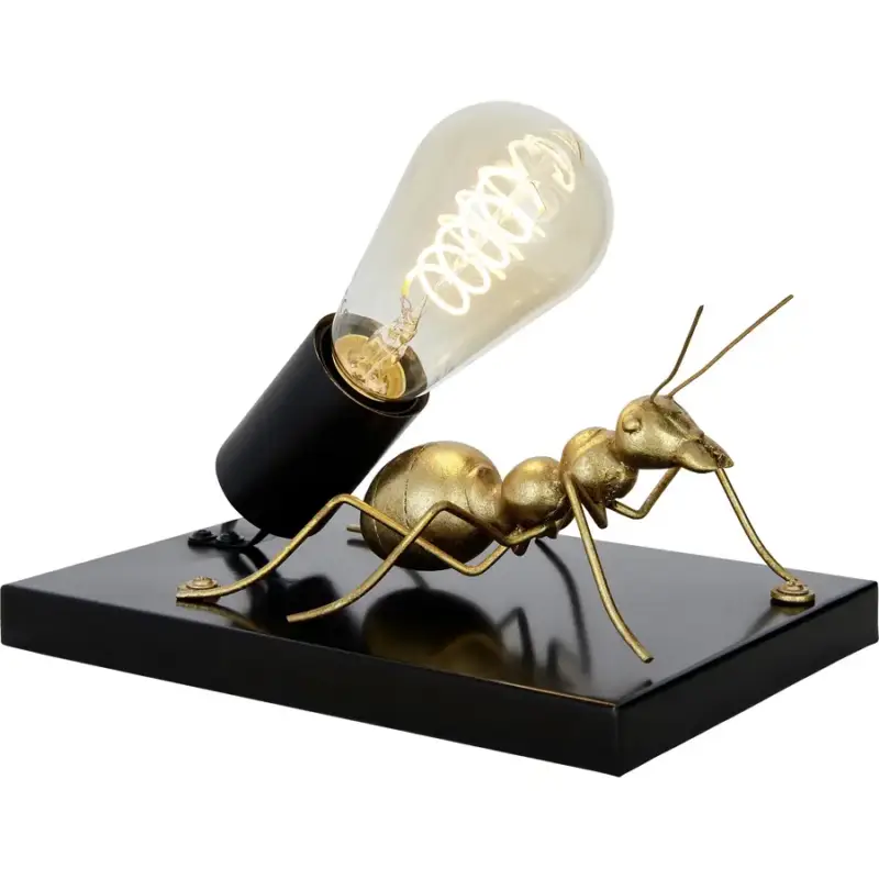 Lumimart | Lampe de table Tora Noir/Or Métal 26 cm 16 cm Seulement Aujourd'hui