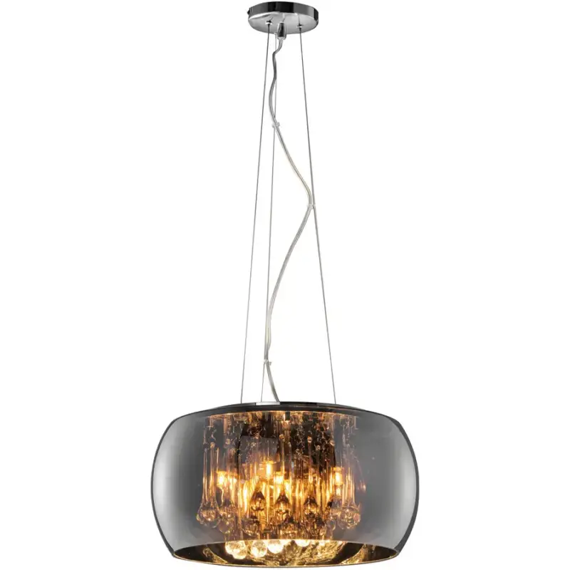 Offre Du Jour Lumimart | Suspension Bania Gris Verre 40 cm 150 cm
