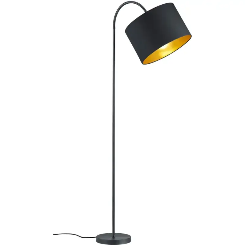 Seulement Aujourd'hui Lumimart | Lampadaire Daro Noir Métal 35 cm 156 cm