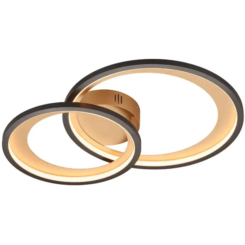 Seulement Aujourd'hui Lumimart | Lampe de plafond Diluc Noir Métal 59 cm 8.5 cm