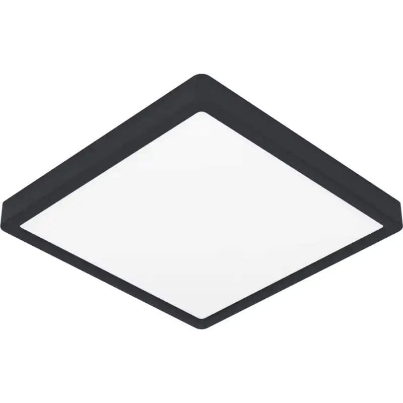 Usine Directe Lumimart | Lampe de plafond Fueva 5 Noir Acier 28.5 cm 2.8 cm