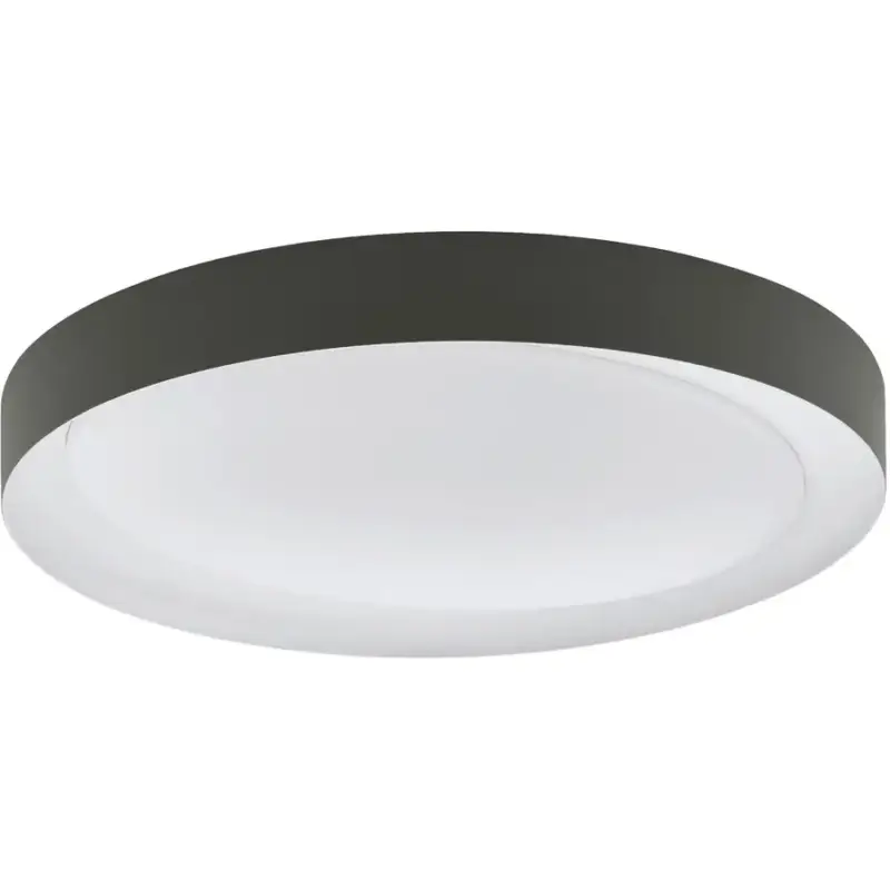 Paiement Sécurisé Lumimart | Lampe de plafond Laurito Gris/Blanc Acier/Plastique 49 cm 7 cm