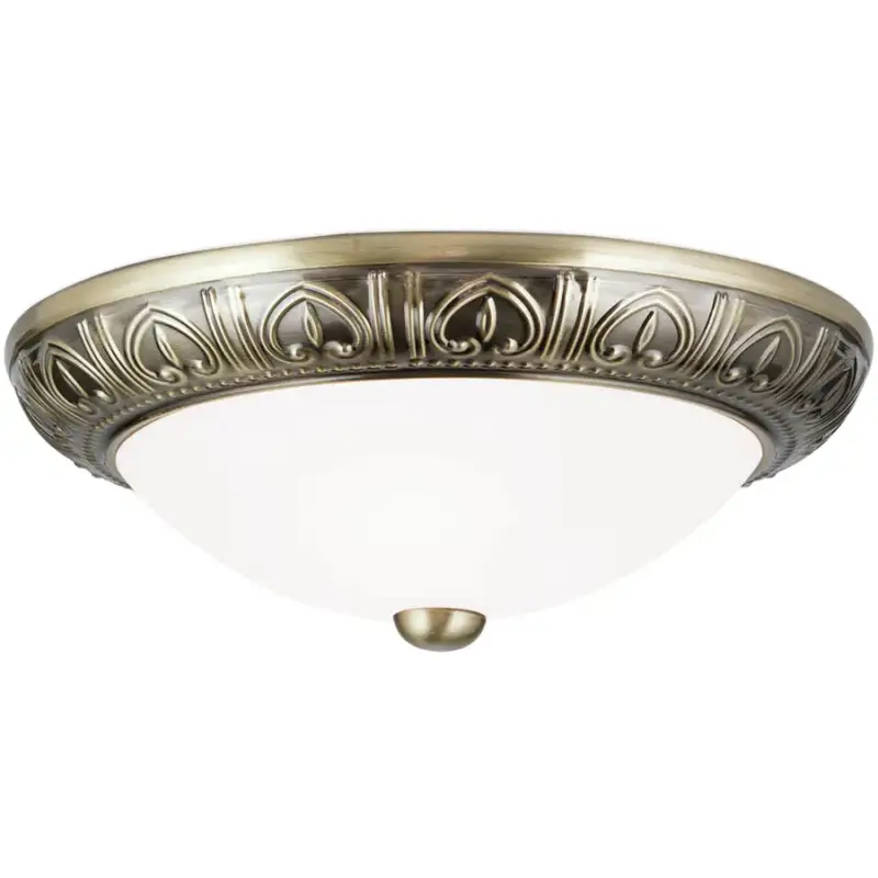 Lumimart | Lampe de plafond Pankok Bronze Acier/Verre 28 cm 10.5 cm Offre Spéciale