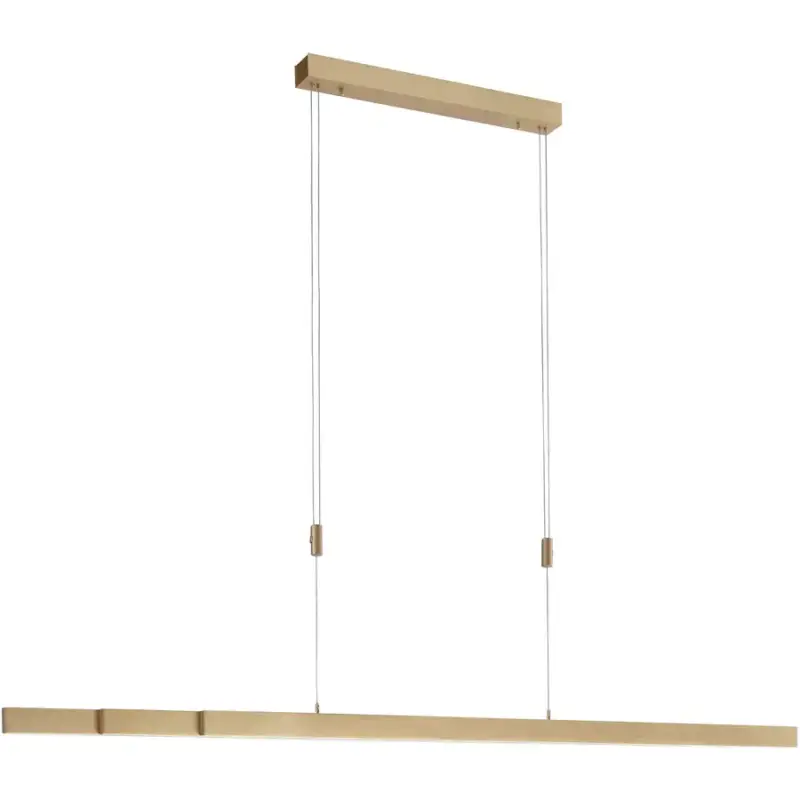 Lumimart | Suspension Adriana, marron, aluminium, diamètre 5,5 cm, hauteur réglable jusqu'à 100 cm (manuellement) Super Prix
