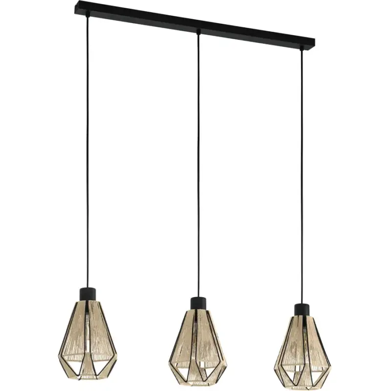 Must-Have Lumimart | Suspension Adwickle Noir Acier 14.5 cm 110 cm