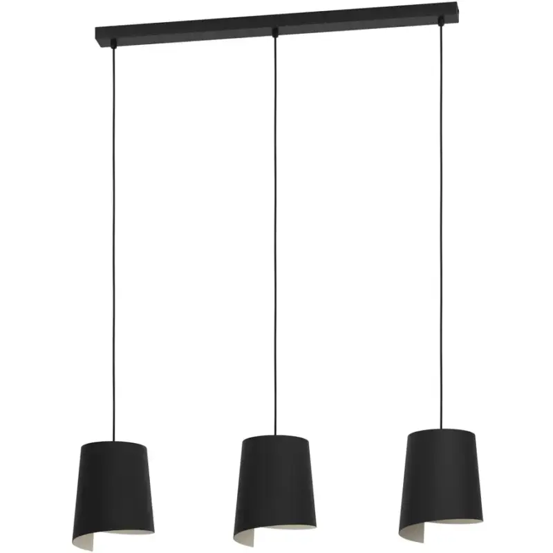 Commander Maintenant Lumimart | Suspension Bolivia Noir Acier 18 cm 110 cm