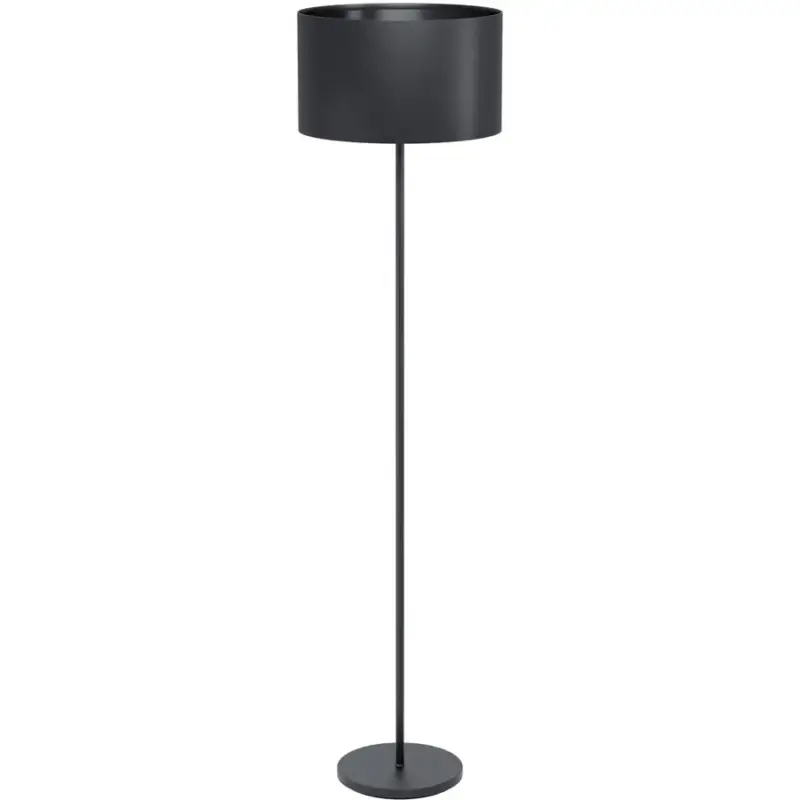 Lumimart | Lampadaire Maserlo 1 Noir Acier 38 cm 151.5 cm Solde