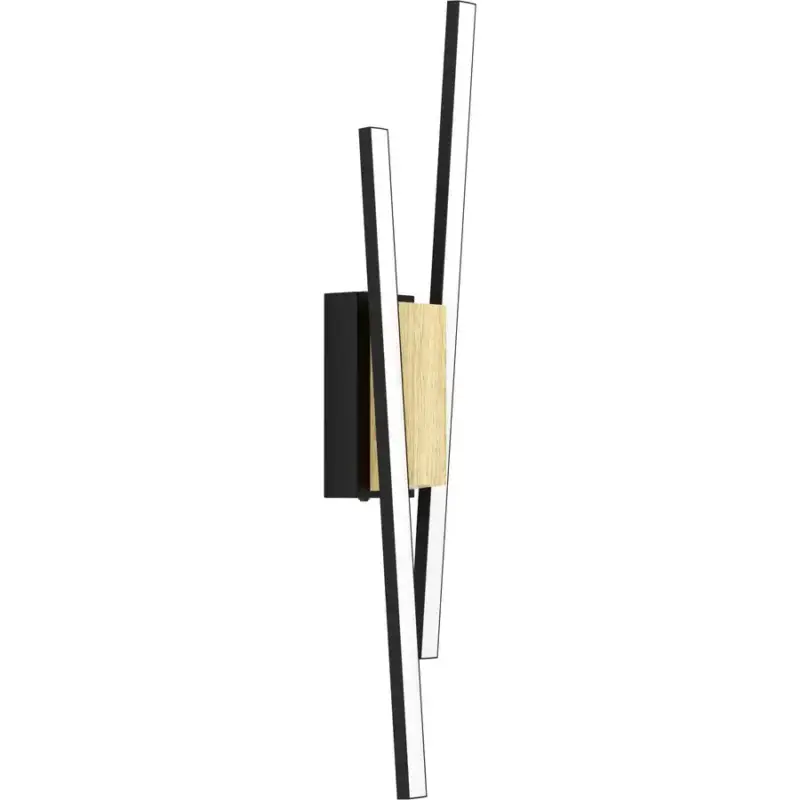 Lumimart | Lampe murale Panagria Marron/Noir Aluminium/Bois/Acier 0 cm 54 cm Expédié Aujourd'hui