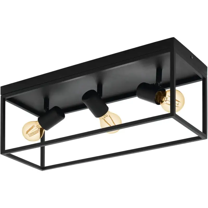 Lumimart | Lampe de plafond Silentina Noir Acier 18 cm 20.5 cm Super Prix
