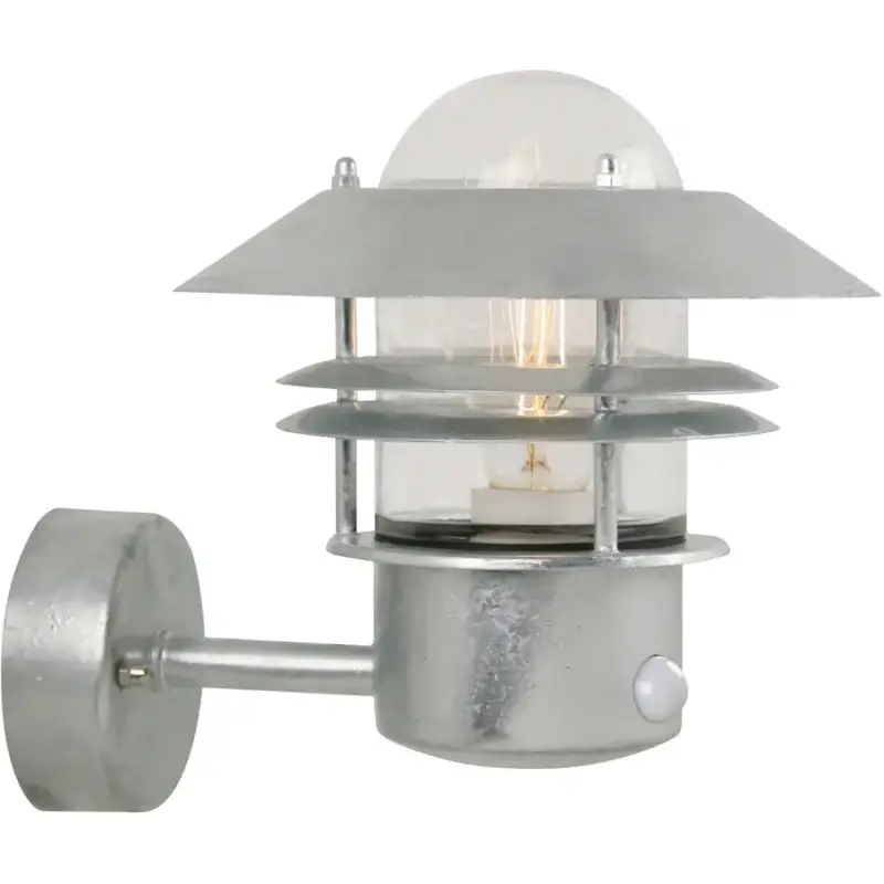 Livraison Express Lumimart | Lampe murale d'extérieur Blokhus Argent Acier 22 cm 23 cm