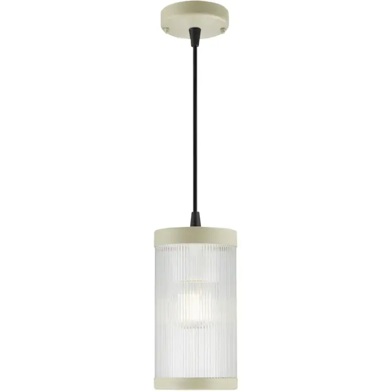 Expédié Aujourd'hui Lumimart | Lampe d'extérieur Coupar Beige/Trasparente Plastique 13 cm 25 cm