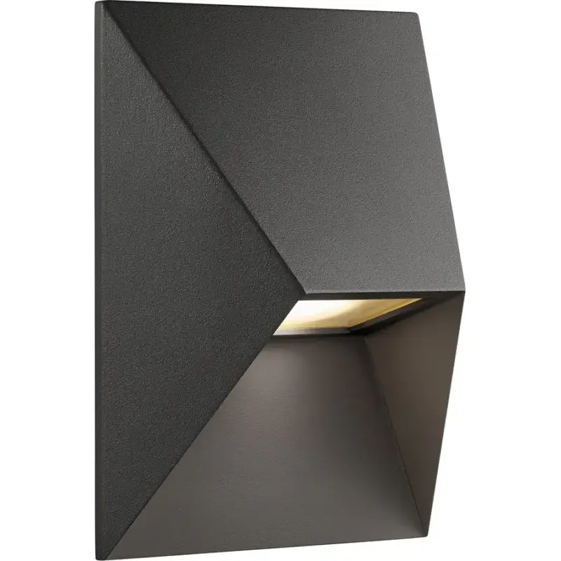 Populaire Lumimart | Lampe murale d'extérieur Pontino Noir Aluminium 15 cm 19 cm