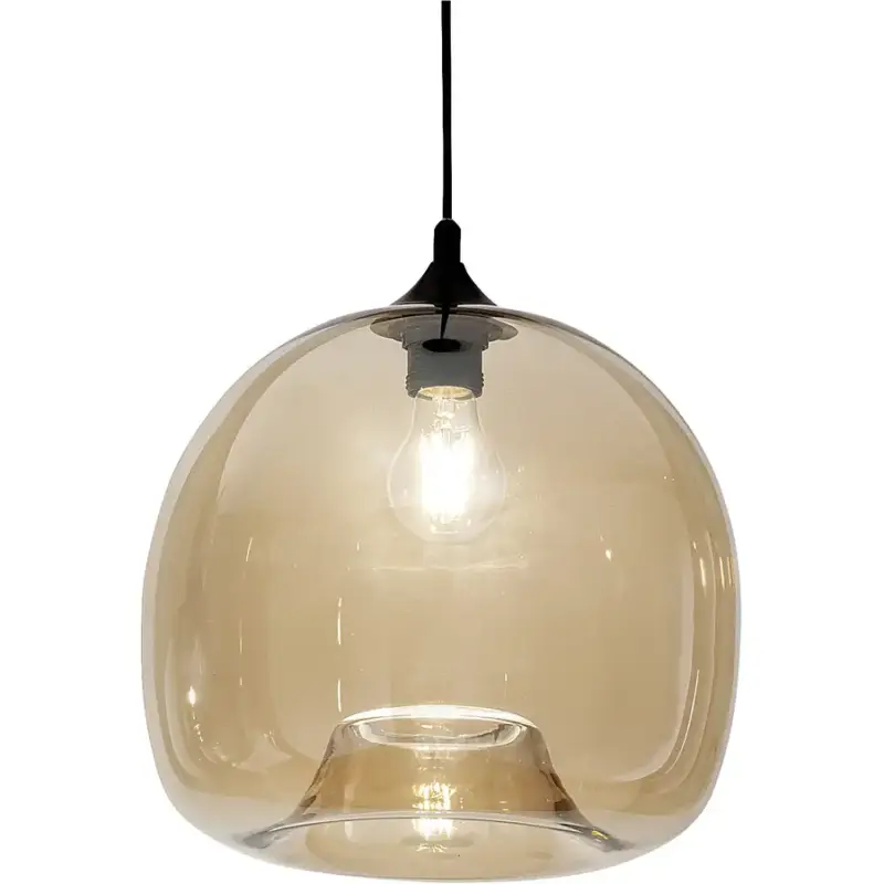 Super Prix Lumimart | Suspension Elisa XL Jaune Verre 27 cm 14 cm