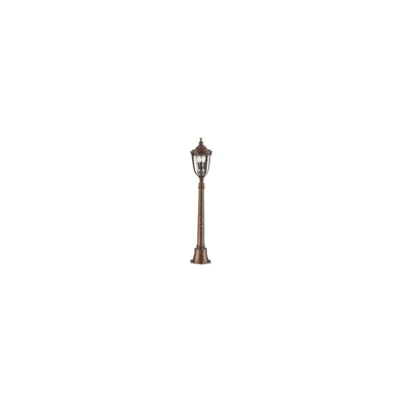 Expédié Aujourd'hui Borne Potelet English Bridle H 118cm 3x60W Bronze foncé