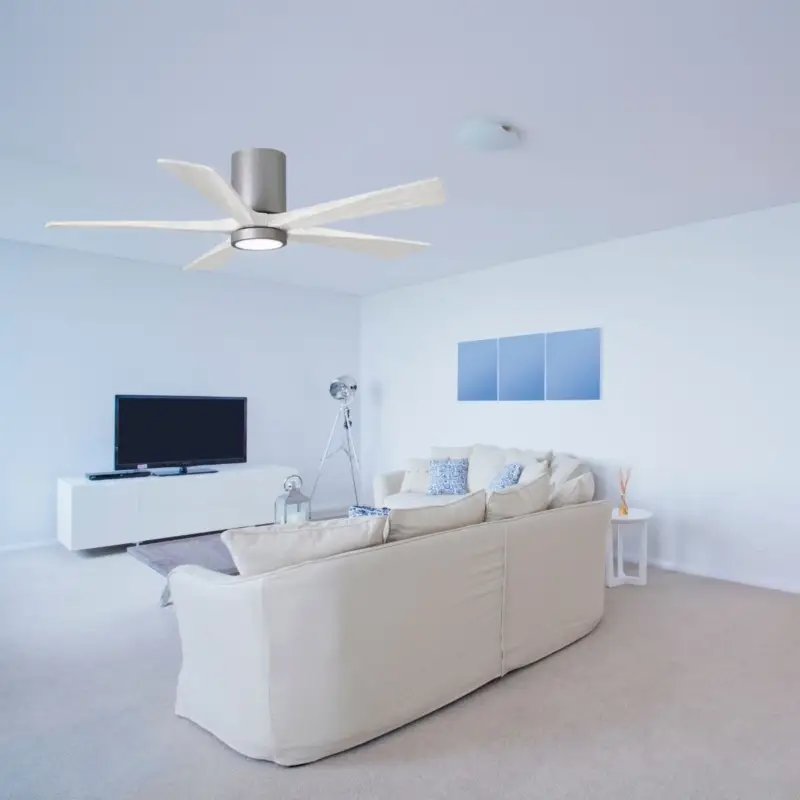 Must-Have Ventilateur Plafond avec Télécommande Irene 132cm Chromé