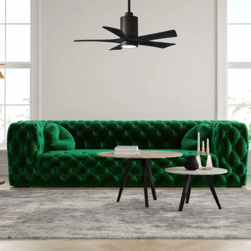 Solde Ventilateur plafond avec télécommande Patricia 106cm Bronze