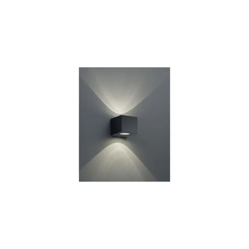 Applique Cordoba Noir Mat 2x2W SMD LED Bon Marché