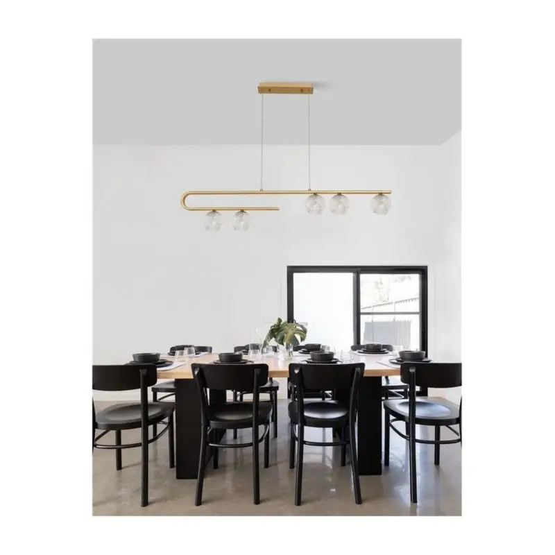 Promotion Saisonnière Suspension MIRANO Or LED G9 5x5 W L113