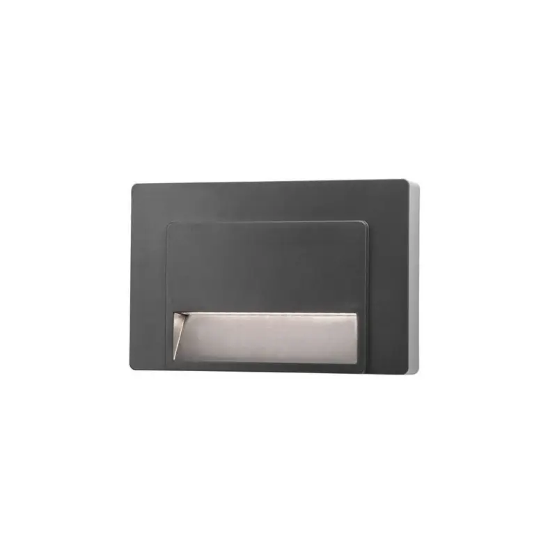 Applique Murale Extérieure LUTON Gris Foncé LED 1,2 W H8,3 Jusqu'à Épuisement Des Stocks