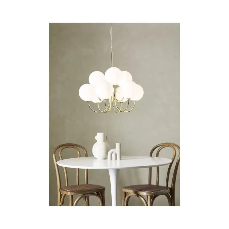 Top Vente Suspension Bianco 9x20W G9 Or Blanc