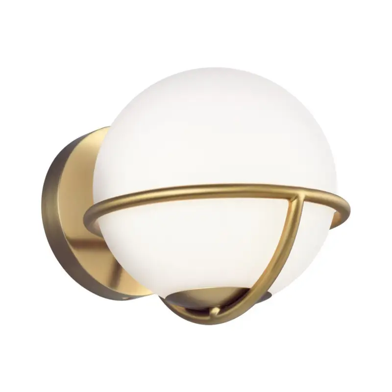 Applique Boule Apollo 1x3W LED Laiton Bruni Pas Cher