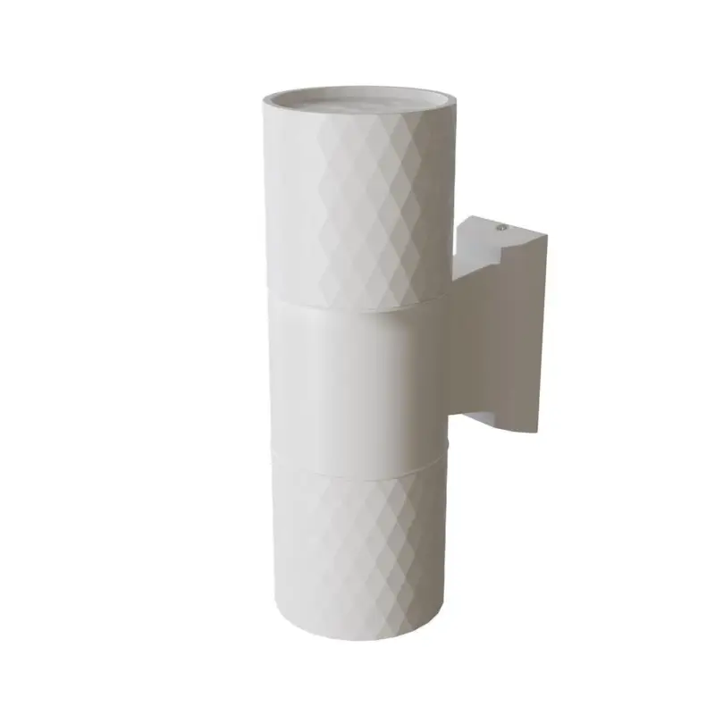 Prix Promo Applique Extérieur Bowery 2x50W GU10 D6,5 Blanc