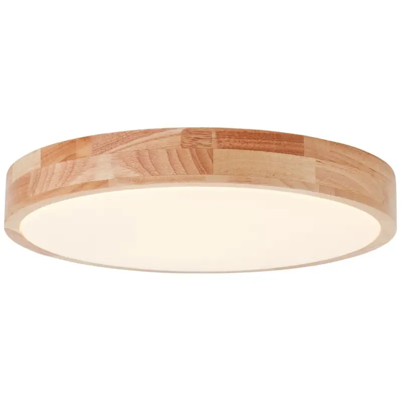 Plafonnier SLIMLINE 22W LED Bois clair-blanc Commande En Gros