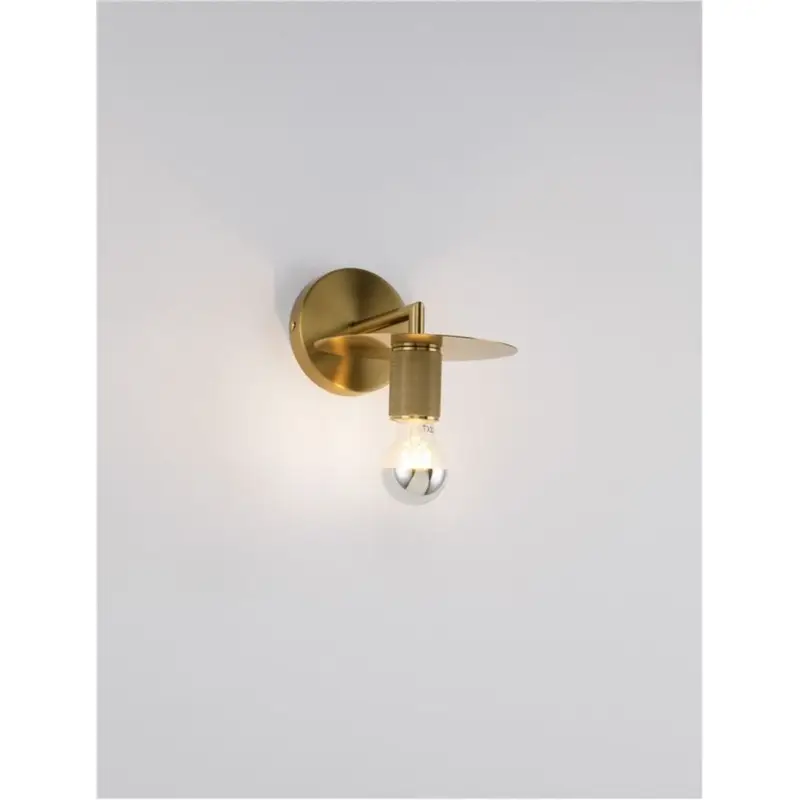 Applique Murale ROYAL Doré 1x12W LED Rond Paiement Sécurisé