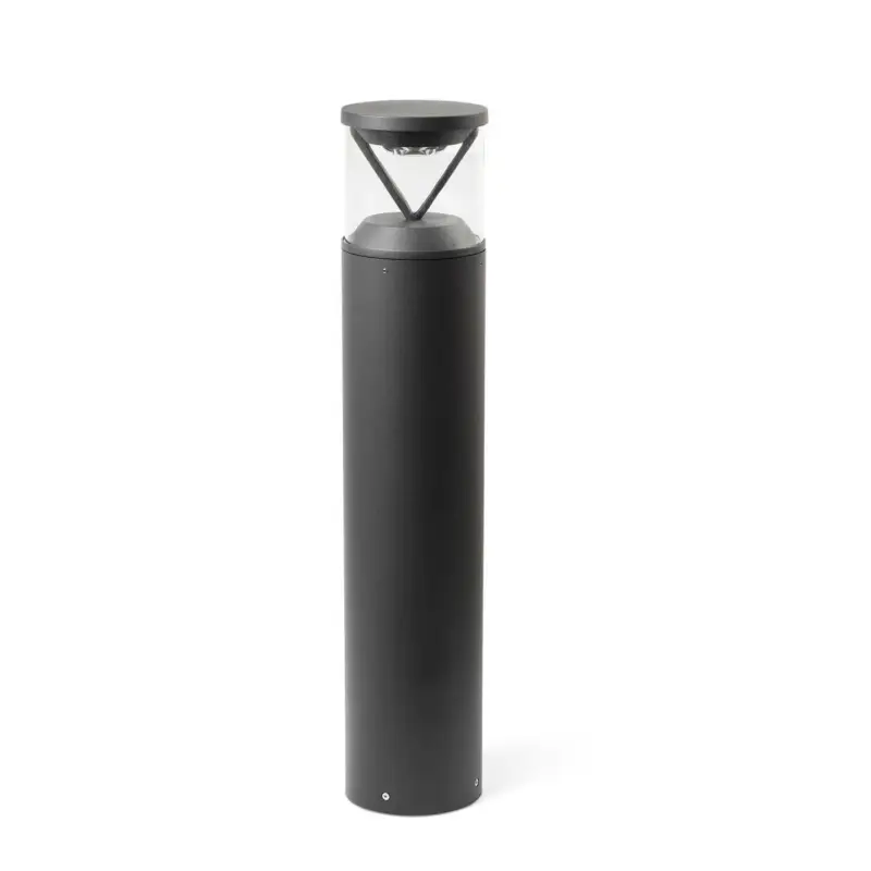 Borne Potelet Extérieur RUSH 20W COB LED Gris Foncé 2700K 180º Petit Prix