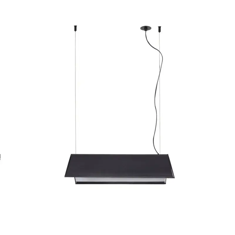 Offre Du Jour Suspension LUDOVICO 15W SMD LED 2700K fleuron encastrable Noir