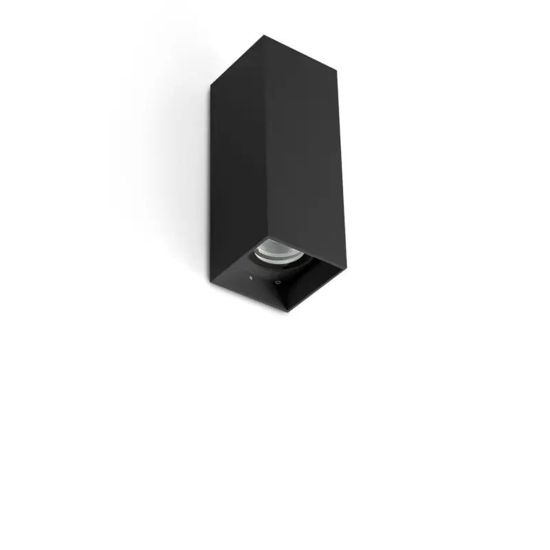 Acheter En Ligne Applique Extérieur KOV 2x6W COB LED 14°/23° carré 3000K Noir 1338 LM