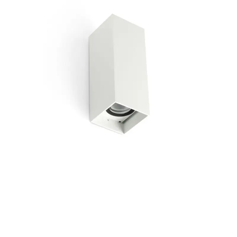 Must-Have Applique Extérieur KOV 2x6W COB LED 14°/23° carré 2700K Blanc 1259 LM