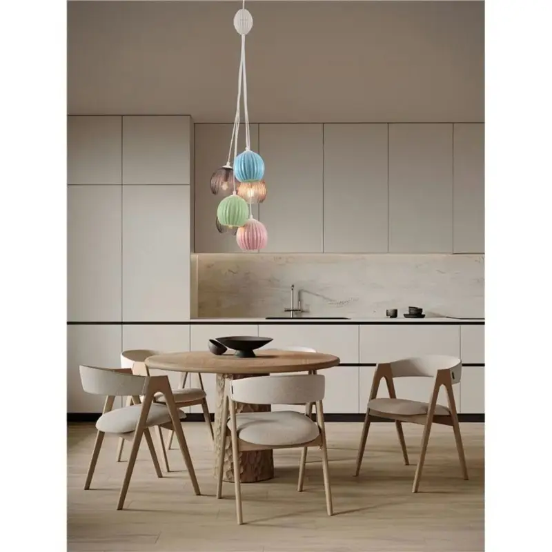 Suspension MELINE 6x5W E14 multicolor Remise
