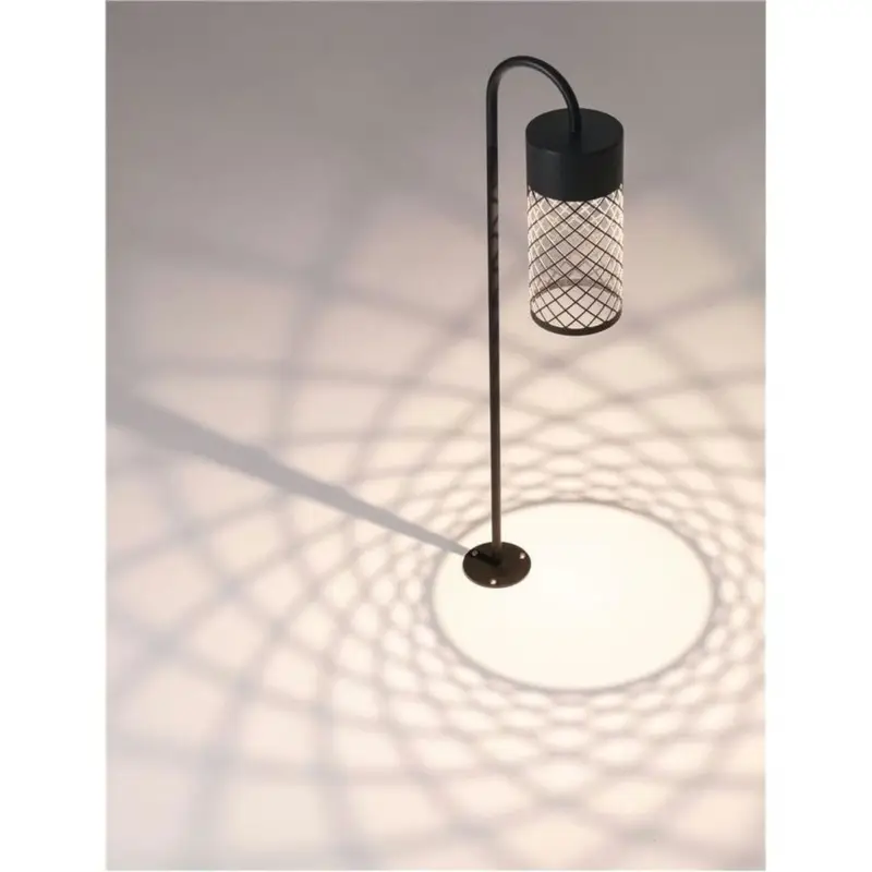 Borne Potelet Extérieur MOTLEY 9W LED Noir sablonneux H70 Vente Flash