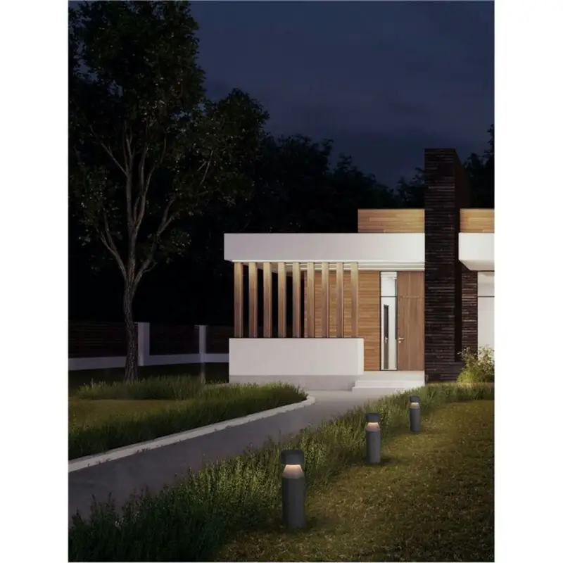 Borne Potelet Extérieur LUA 12W LED Noir H55,5 Bon Plan