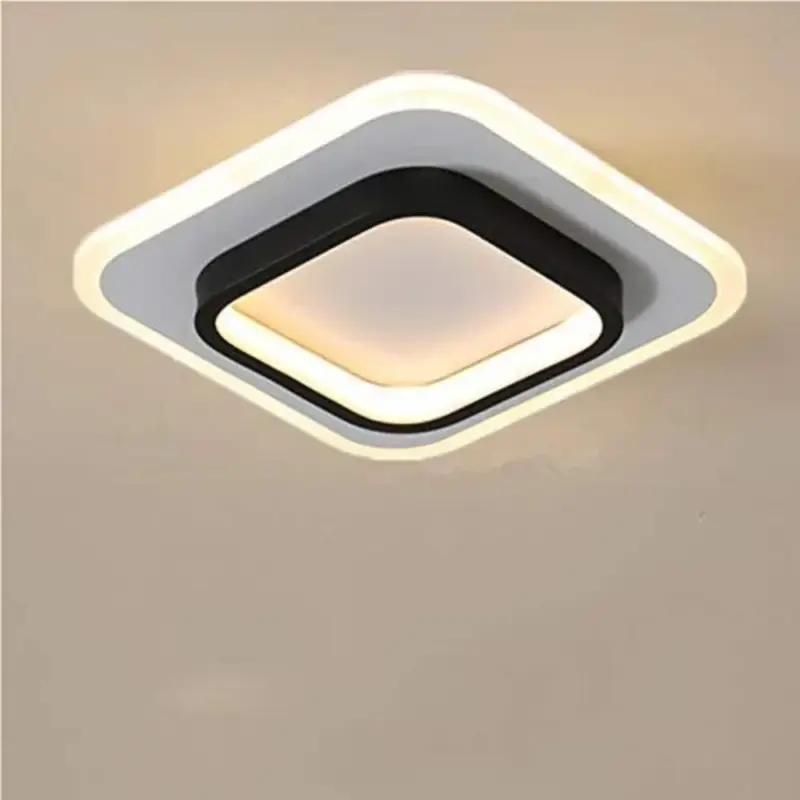 Plafonniers LED, Plafonniers carrés 21W, Lampe de Plafond 3500K pour Salle de Bain, Salon, Chambre, Cuisine, Couloir (Blanc Chaud) Expédié Aujourd'hui