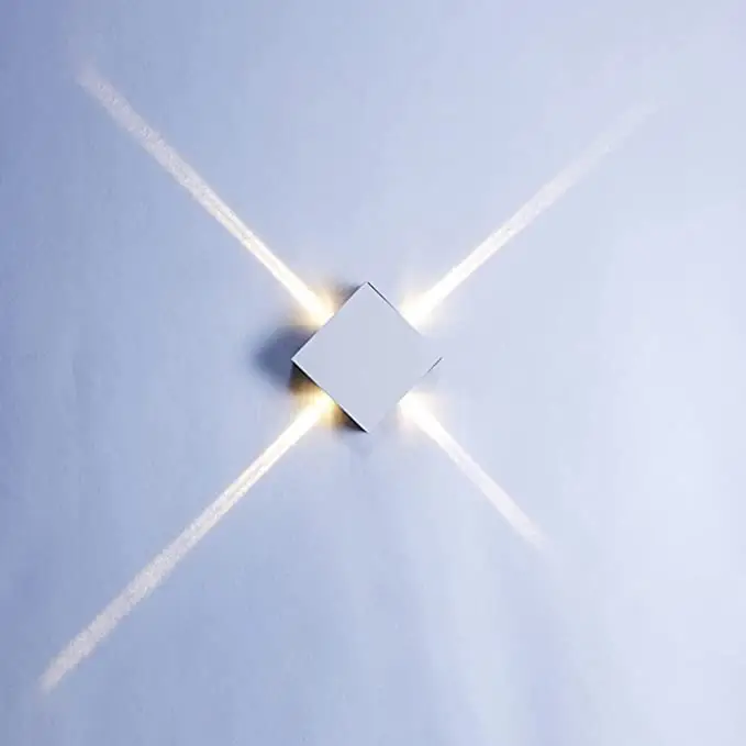 Lampe murale à LED, lampe murale LED SCONCE STAR Cross Star Star Light Star pour le couloir Corridor Blanc chaud, Echance de mur lumière Acheter Direct