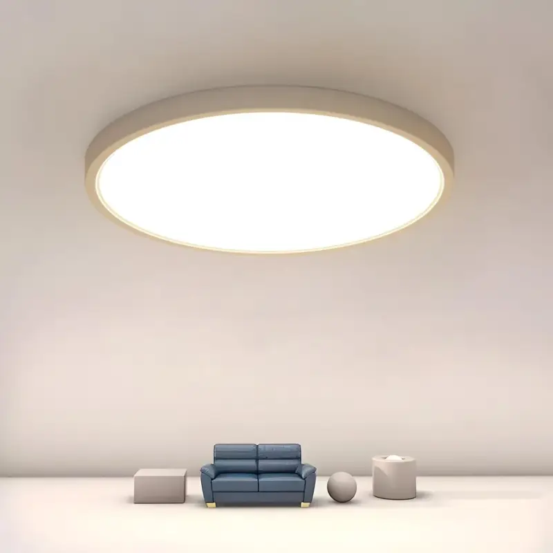 Bon Marché Plafonnier LED Ø30cm 24W 2160LM Lampe De Plafond IP44 Plafonnier Salle De Bain LED Pour Chambre, Salle De Bain, Cuisine, Couloir, Balcon Lumière 4500K Blanche Neutre