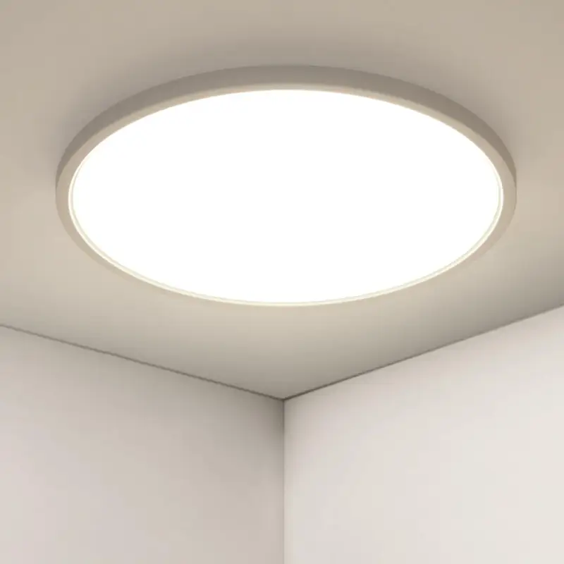 Plafonnier LED Ultra-Mince Rond 40CM, 36W 5000K Lumière Blanche Neutre, PVC, Idéal pour Chambre, Salle de Bains, Salon, Cuisine - Triple Protection Prix Réduit