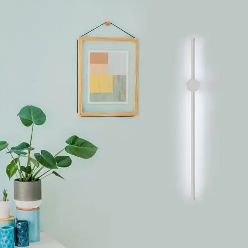 Applique Murale Lampe murale en aluminium à LED en forme de barreBlanc 60cm Blanc froid 12W 220V adaptée pour la chambre, le salon et le couloir. Achetez Aujourd'hui