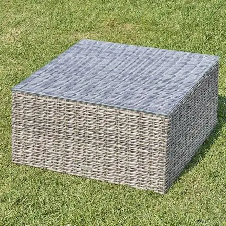 Table basse de jardin carrée MOORÉA Terre d'ombre Dernier Modèle