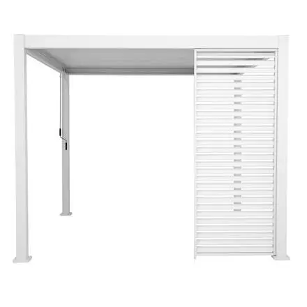 Petit Prix Persienne pour pergola bioclimatique EVORA Blanc