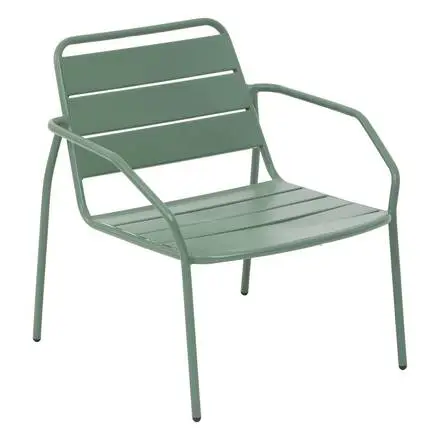 Fauteuil de salon de jardin PHUKET Vert olive Certifié