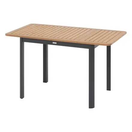 Table de jardin extensible FOLYA Eucalyptus & Graphite Produit De Marque