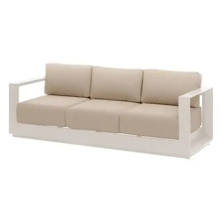 Canapé de jardin ALLURE Avoine / Beige Zébrano Prix Cassé