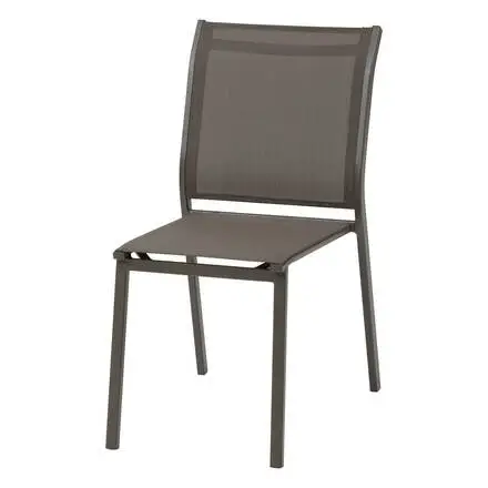 Retour Gratuit Chaise de jardin empilable ESSENTIA Wengé & Praliné