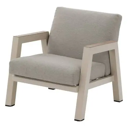 Fauteuil de salon de jardin AXIOME Argile Offre Exclusive