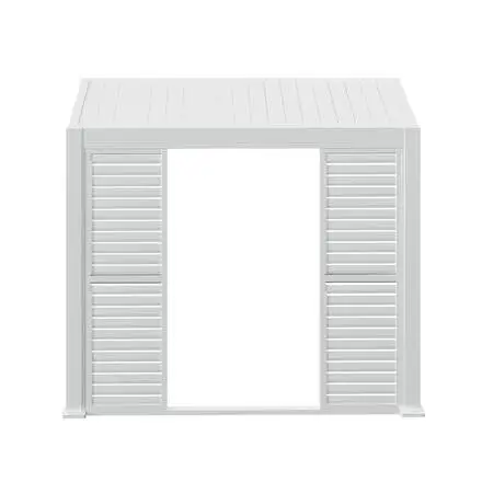 Persienne coulissante pour pergola bioclimatique EVORA Blanche Paiement Sécurisé