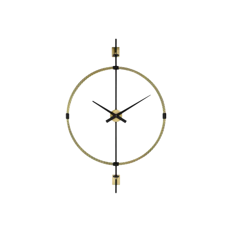 Jusqu'à Épuisement Des Stocks Time Flies - Horloge murale en laiton